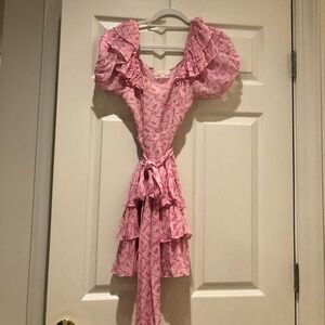 Pink Loveshackfancy dress